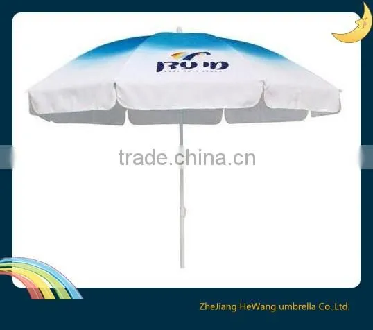 Hot Sale Advertising PVC Fabric Beach Umbrella