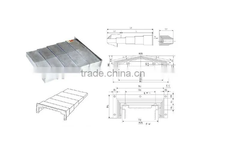 Flexible Spaceless Cost Effective Telescopic Steel Shield For Industries