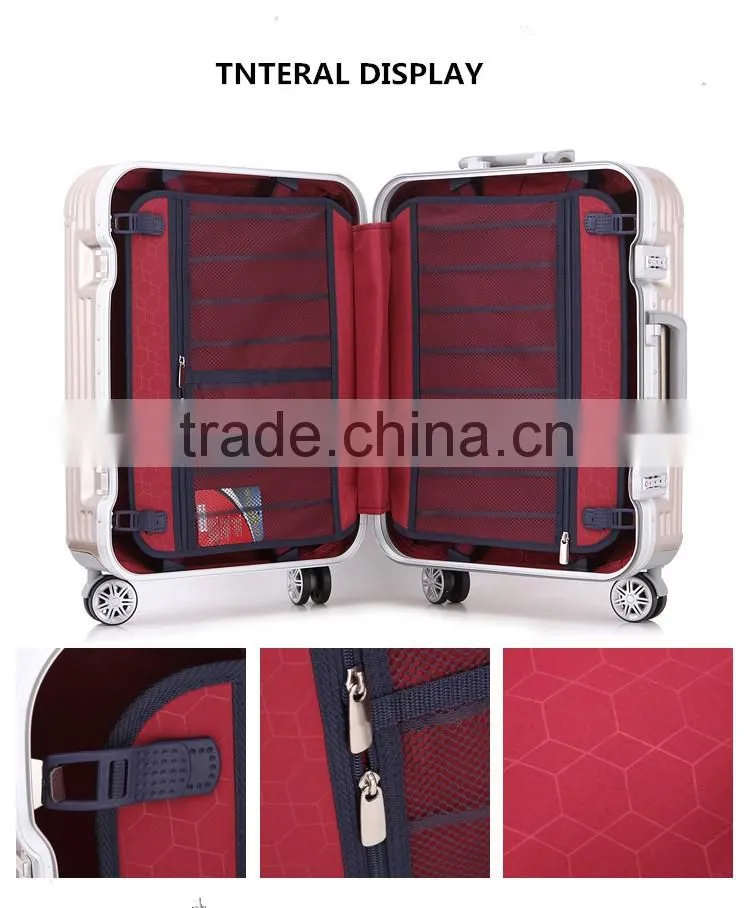 Fashion travel business trolley luggage/suitcase