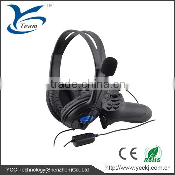 Wired gaming headset headphone earphone with Microphone chat mic for PS4 PlayStation 4