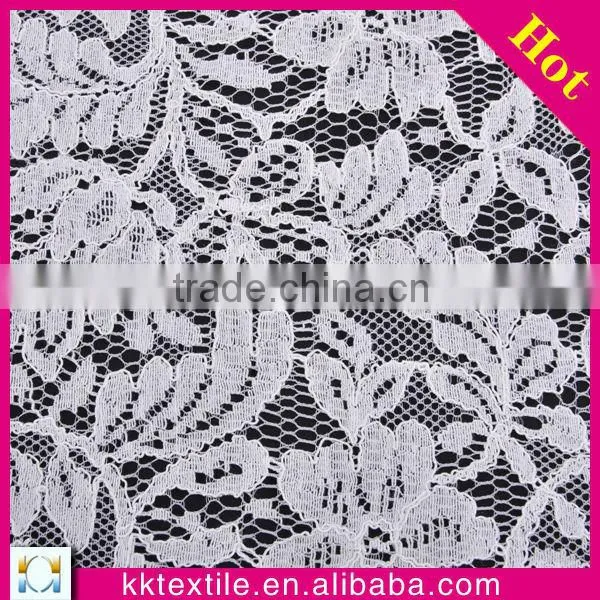 New fashion cotton and nylon swiss cord lace fabric