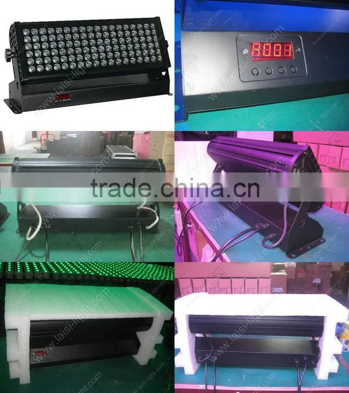 108pcs 3w RGB led city color wash light/wall wash led light ip65 led outdoor wall light