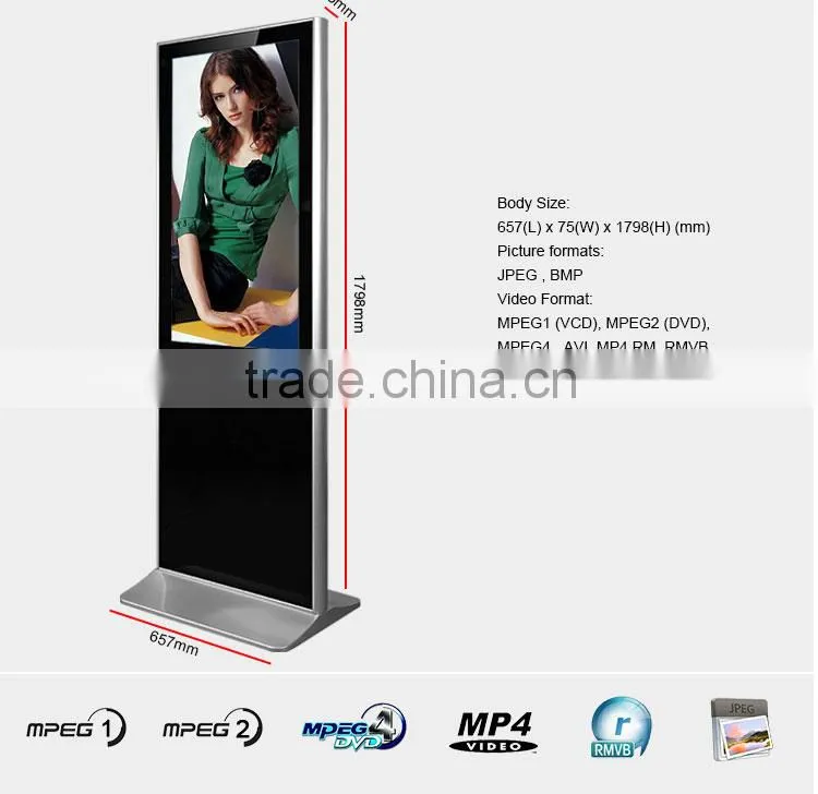 Flintstone 42 Inch free standing advertising board commercial advertisement board/electronic advertising
