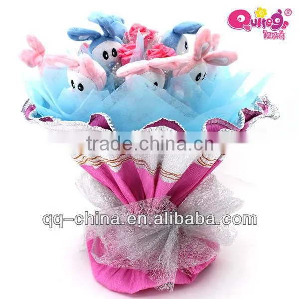 rabbit family toys plush toy bouquet