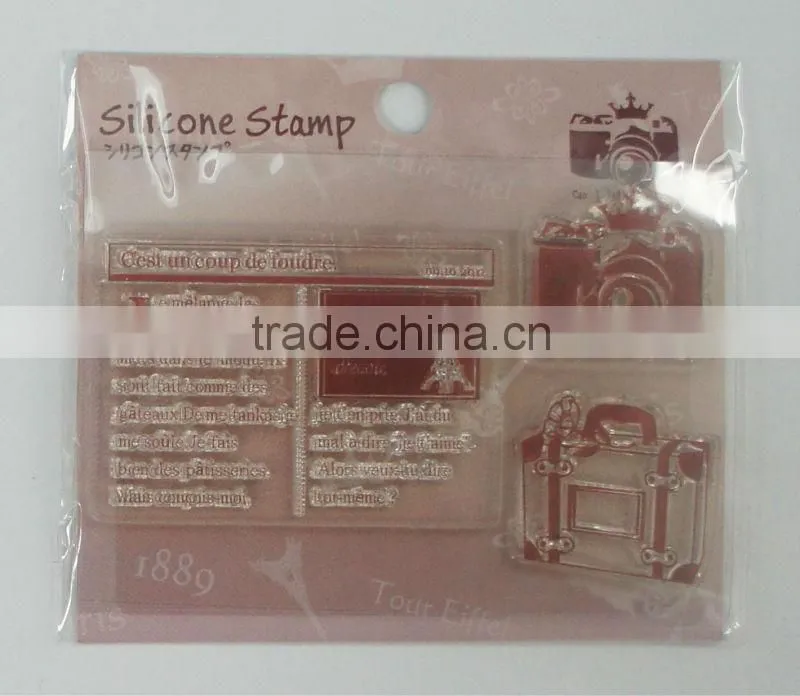 New Design Handy Camera Shape Silicone Stamps