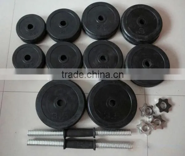 2015 hot sale deluxe rubber wholesale dumbbell for sale