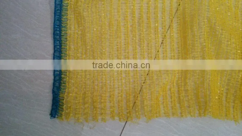 Customized yellow fruit mesh bag wholesale