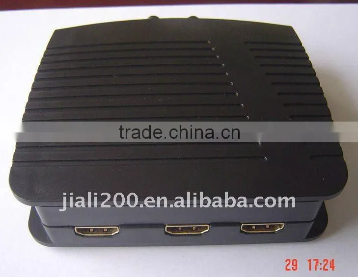 hdmi splitter 1X2,black color,hdmi switch 2X1,CE