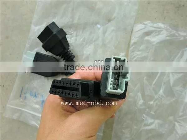 OBD 16P FEMALE OBD2 Cable for Honda 5pin J1962f OBD2 Adapter YS-H5P2