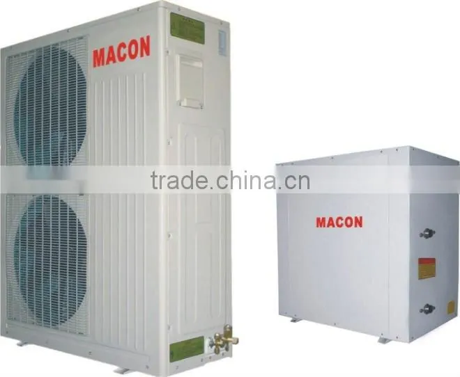 EVI DC Inverter heat pump air to water water heater with EN14511 for low temperature area