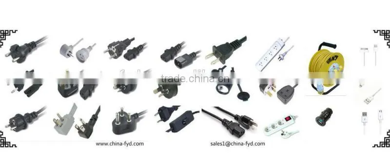 American extension cord/UL standard plug
