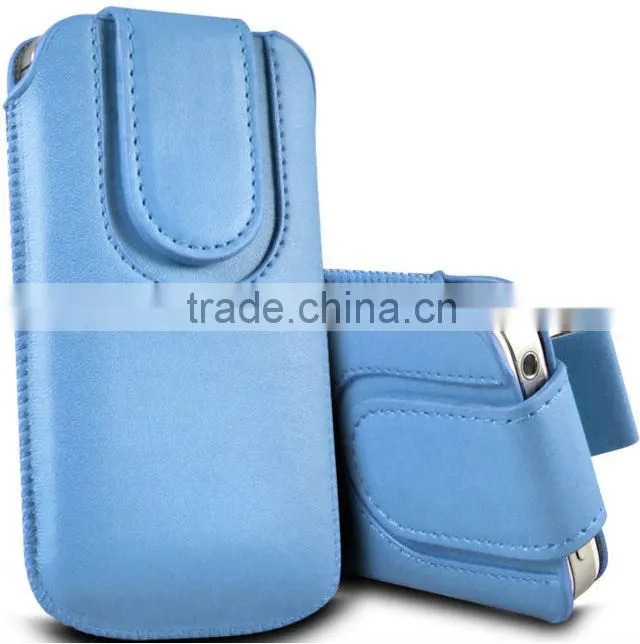 manet pull tab leather pouch