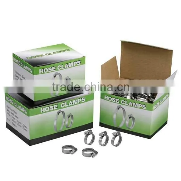 Stainless steel with plastic POM handle pipe clamp for pvc pipe