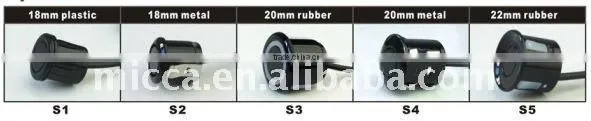 Sensores de Estacionamiento en Reversa para Vehiculos con Buzzer y 8 sensores traseros(PS302-8)