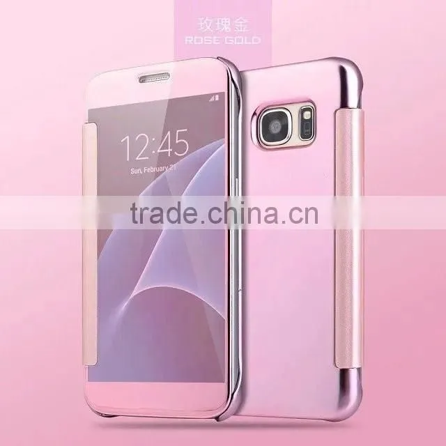Make Up Mirror Function Cell Phone Flip Case Cover,Mirror Case For Iphone 6