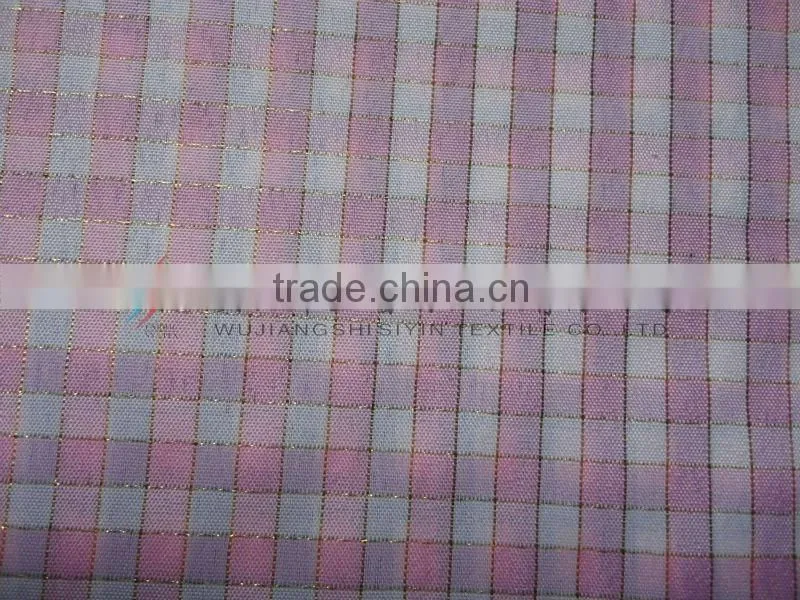 polyester Yarn Dyed Checked Fabric