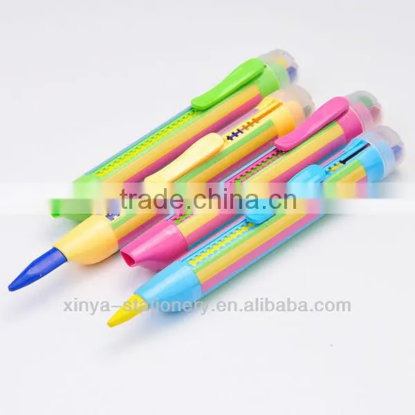 student' crayons,4 colors rotating crayon,4 in 1 crayon