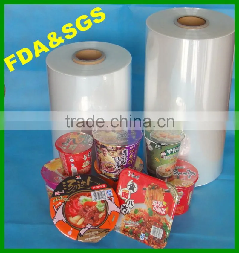 5 layers POF Shrink Film with center fold perforated