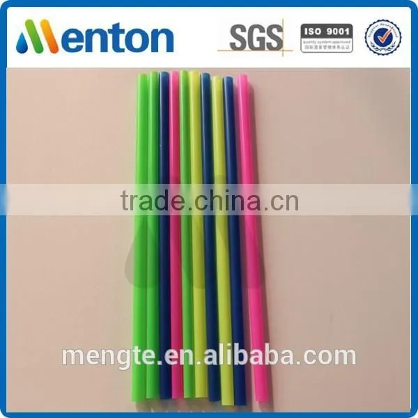 colored long plastic 8mm drinking straw