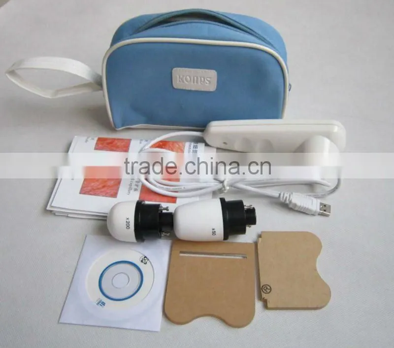Skin and hair analyzer connecting with Computer skin analyzer beauty equipment