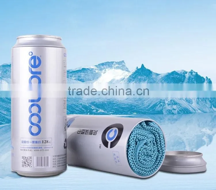 Custom double layer breathable sport instant cooling towel