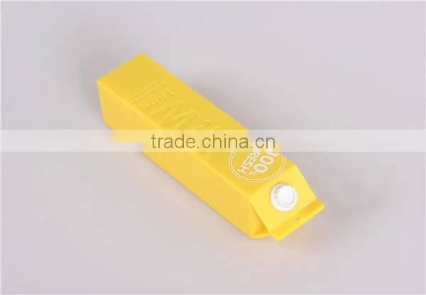 different promotion 2600 mah power bank milk design