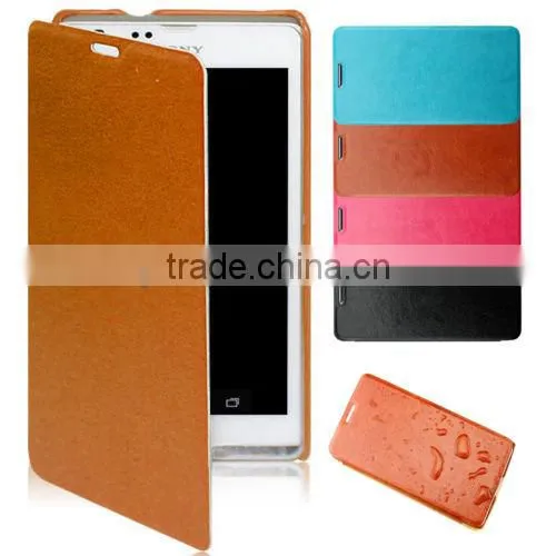 ultra-thin dlim leather phone cases cover for xperia SP M35h M35c C5303