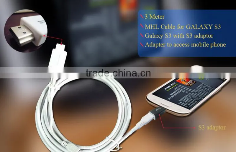 MHL Micro USB Male Adapter Cable