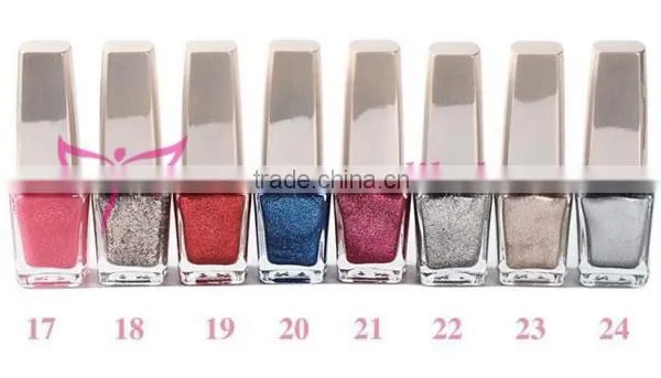 2015 New BK organic Metallic nail polish with 32 colors