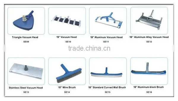 10inch swimming pool vacuum brush/steel wire brush/swimming pool accessories