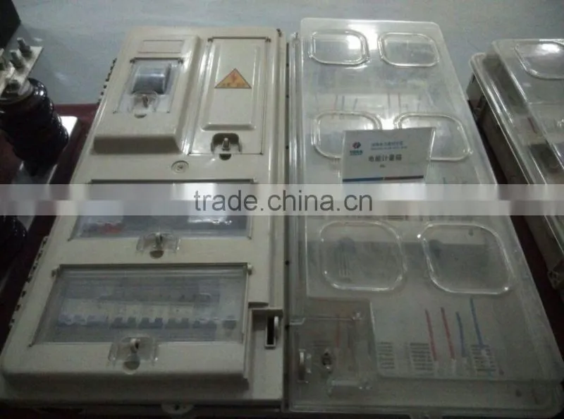 Single-phase four electric meter box