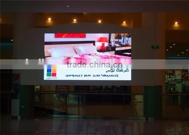 40X9 inch full-color RGB LED sign wireless and usb programmable rolling information P3 indoor led display screen