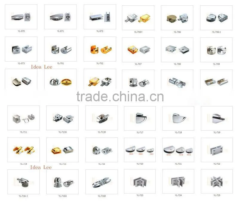 glass bracket zinc alloy glass clamps glass shelf bracket