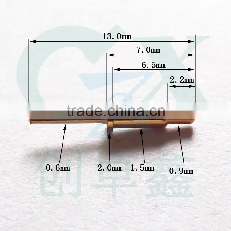 solder cup brass spring pogo pin connector