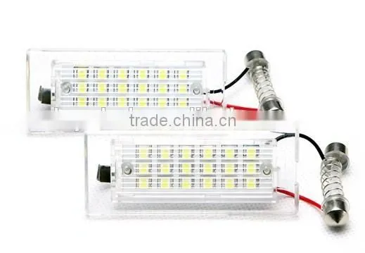 New and hot LED license plate lamp metal license plate frame
