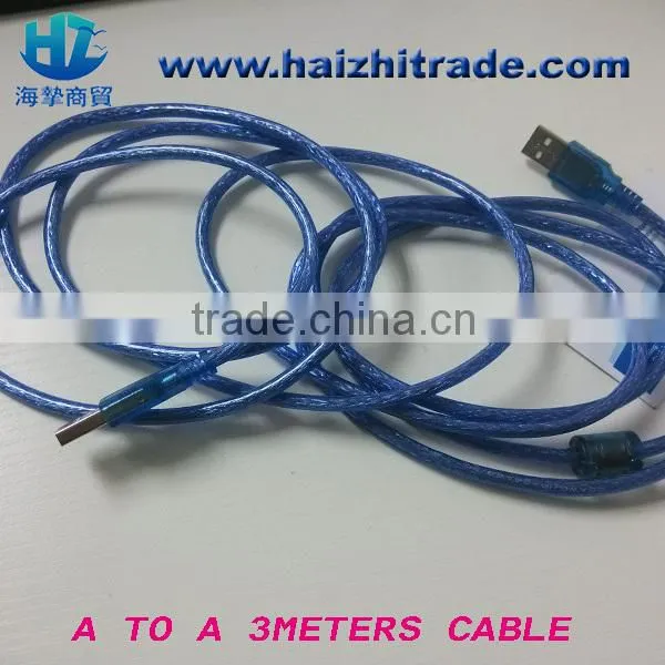 high quality male to male usb cable 1.5meter, 3 meters for choose