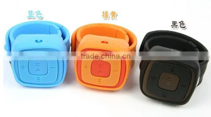 Fashion sport mp3 player , kids / students gift mp3, silicone wrist watch mp3