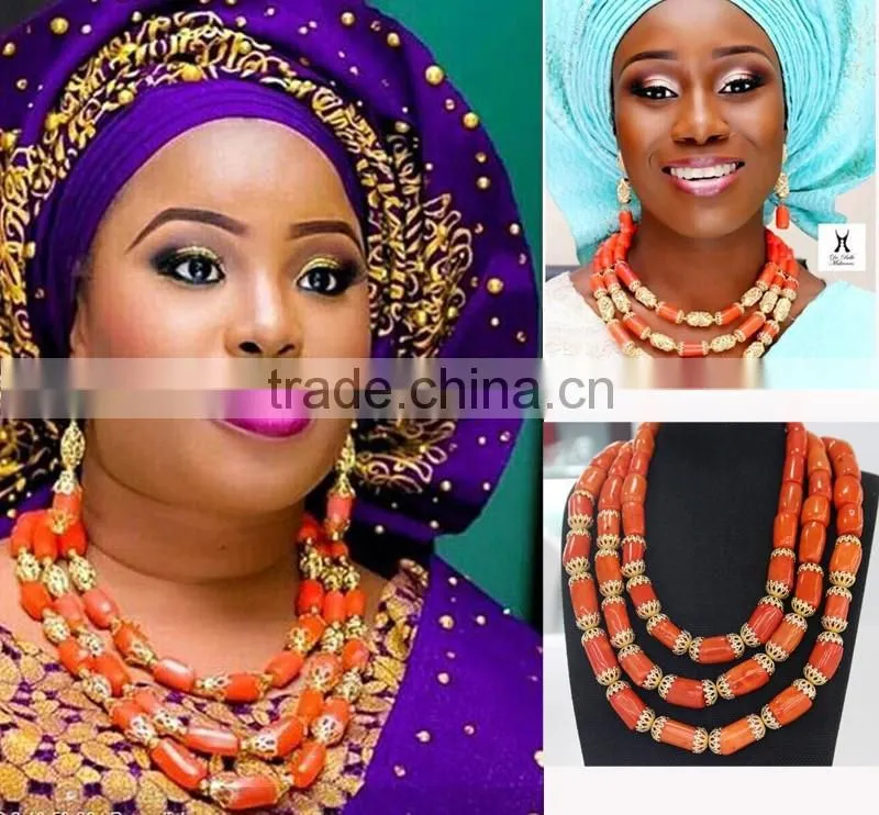 new model bridal wedding coral beads jewelry set red coral beads design jewelry