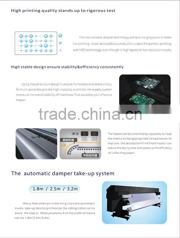 chinese brand industrial sublimation inkjet printer