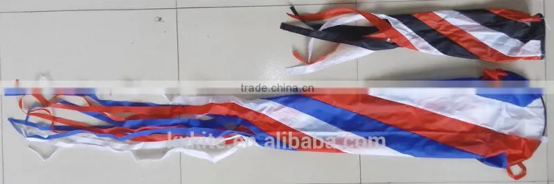 decorative multi color striped windsocks big size from kite factory