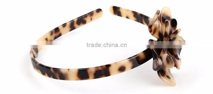 Fashion girl hair bands lovable headband / flower hair headband