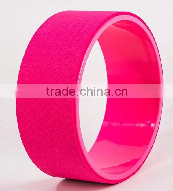 High Quality Fitness PC Yoga Wheel, TPE Yoga Wheel