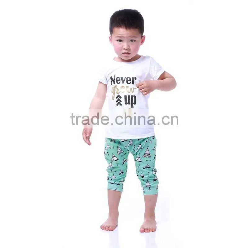 boys clothes summer 2016 new with The blcak Cross baby clothing sets