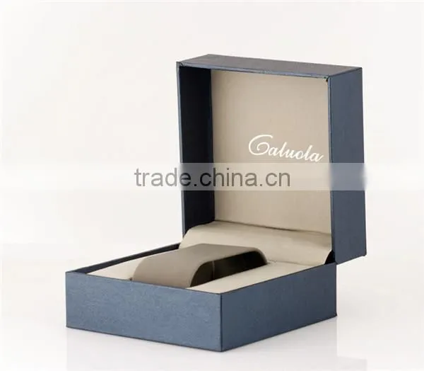 Luxury plastic with paper watch velvet box