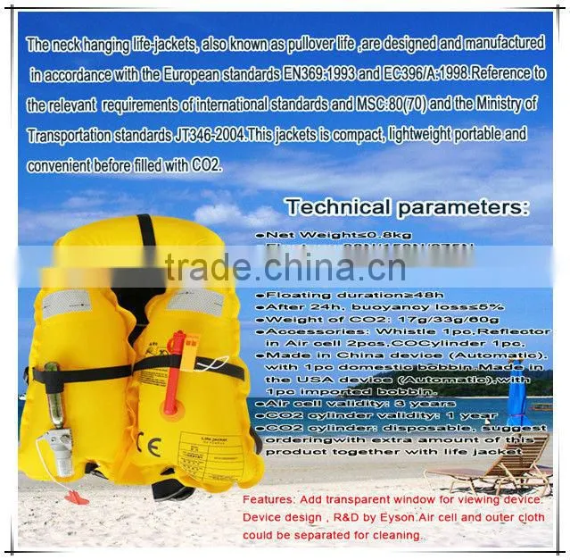 water sport automatic Inflatable Life Jacket