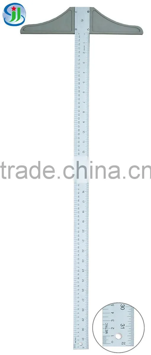top professional aluminium measuring t-type connector ruler