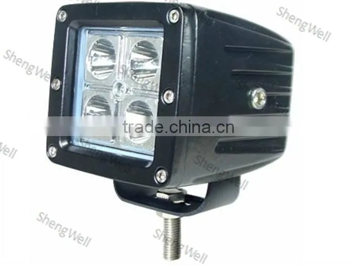 ShengWell 16W 3" Square LED driving light 9--32v IP67 CREE led car driving light 12volt cree ip67 led driving light