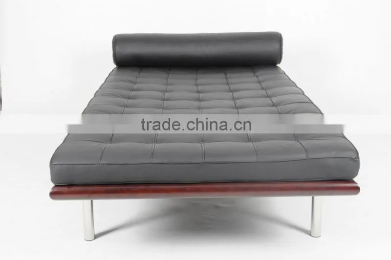 Mies van der rohe day bed indoor leather barcelona day bed for sale