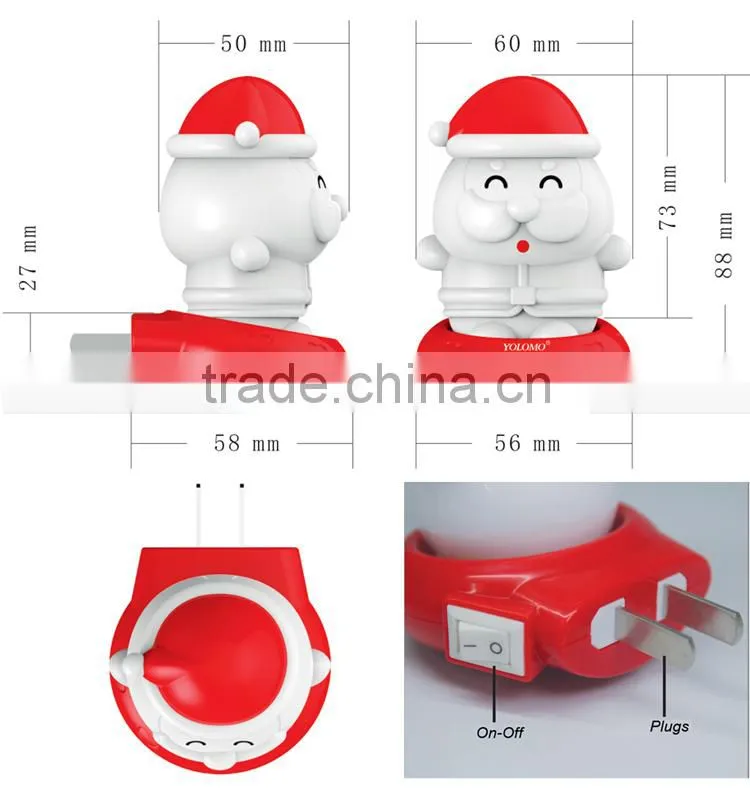 Mini Bedroom Children led night light wall lamp