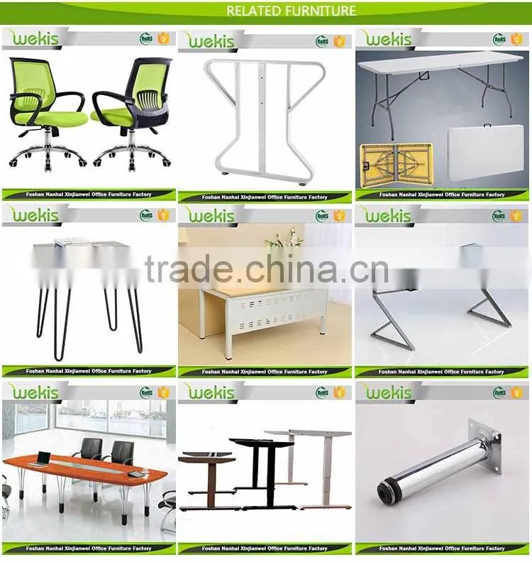 Latest design black cast iron triangle base metal table legs for sale China